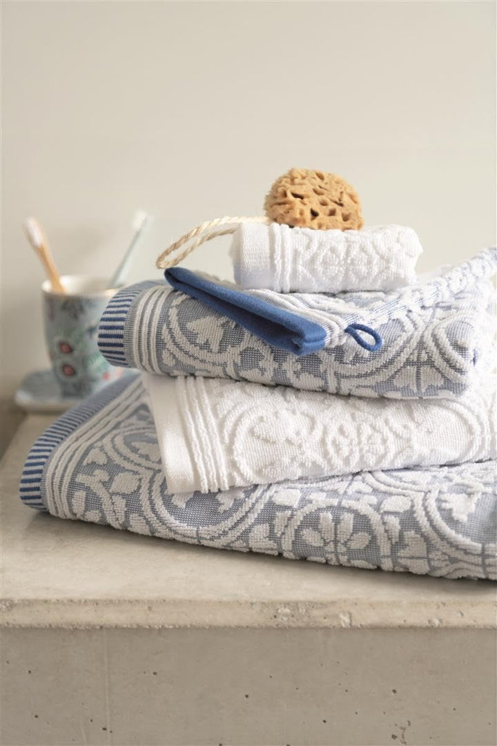 PiP Studio Saunatuch Tile de Pip Farbe Weiss Grösse 100x180