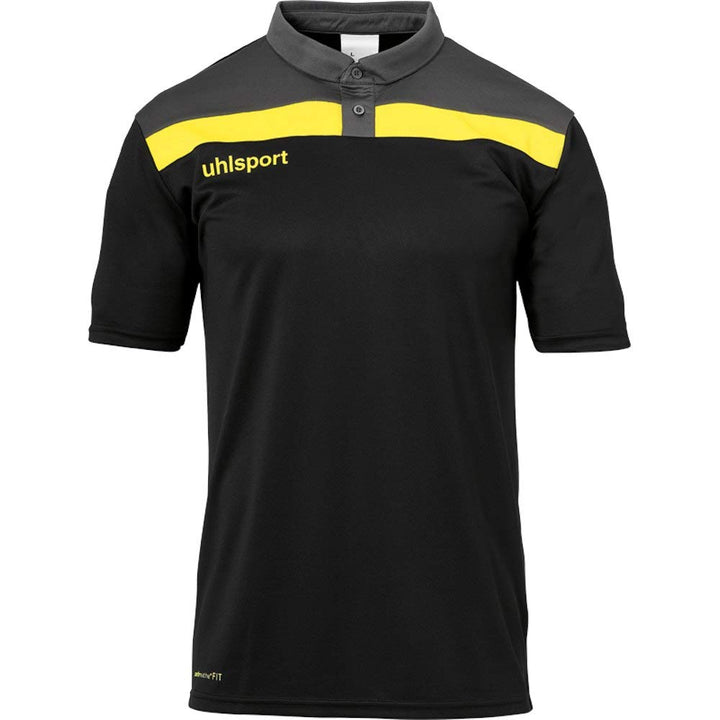 uhlsport Herren Offense 23 Polo Shirt Poloshirt M Azurblau/Marine/Limonenge, M Azurblau/Marine/Limon
