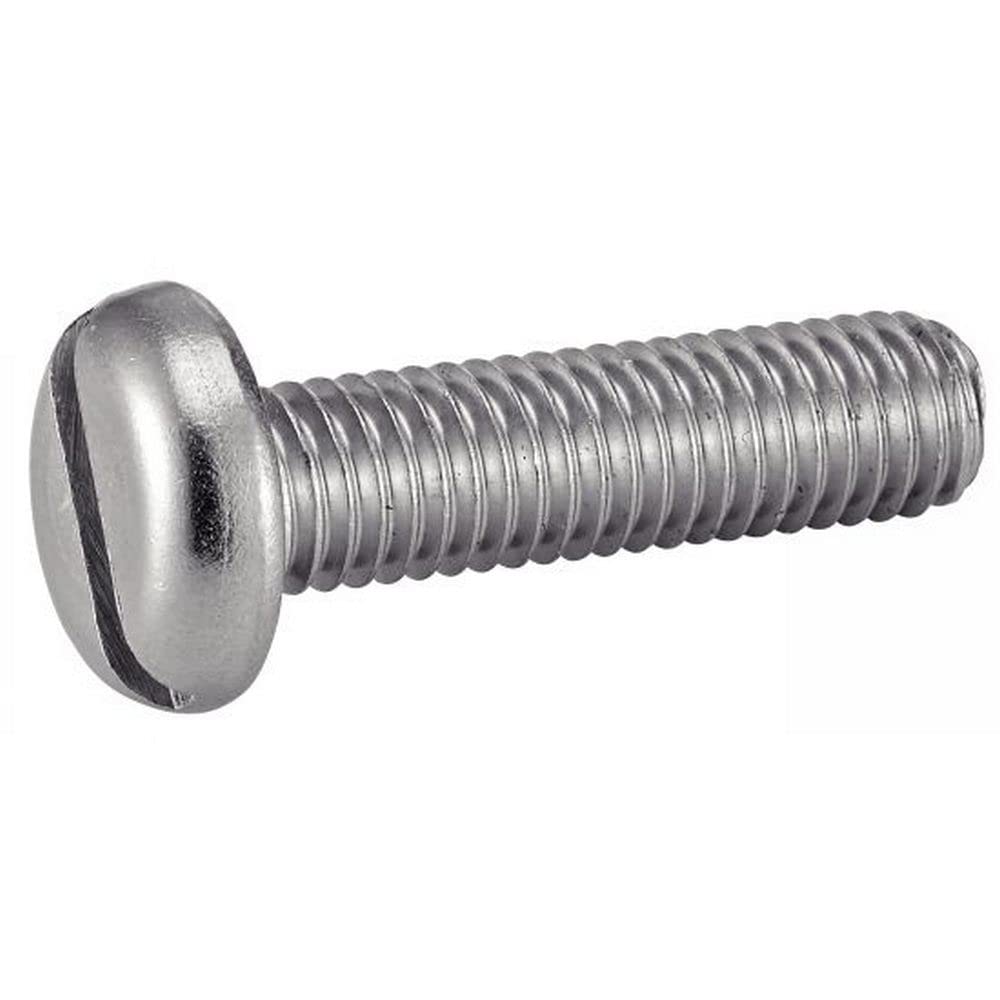 irsa24 1000 Stk. Flachkopfschrauben mit Schlitz M 1,6 x 5 mm DIN 85 Edelstahl A2 ISO 1580 Flachkopf