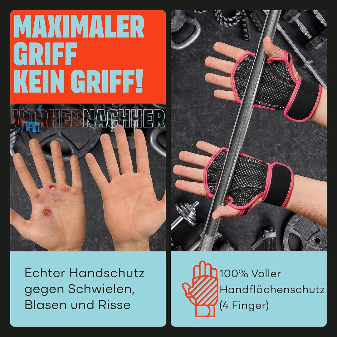 Mava Sports Belüftete Handschuhe für Männer und Frauen | mit integrierten Handgelenksmanschetten und