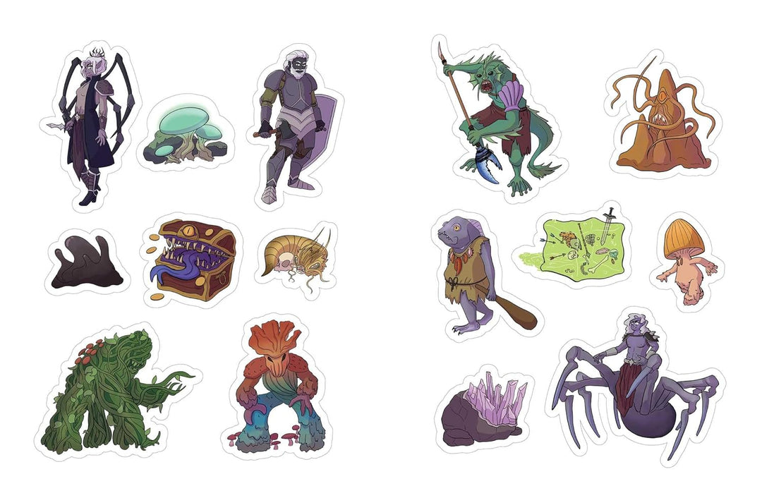 The Düngeonmeister RPG Sticker Book: 500+ Stickers to Level Up Your Campaign (Düngeonmeister Series)