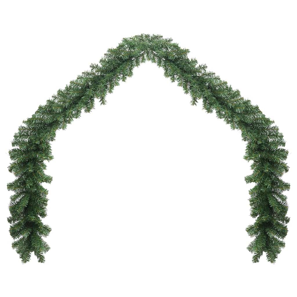 vidaXL Weihnachtsgirlande PVC 5m Tannengirlande Türgirlande Weihnachtsdeko 5 m, 5 m