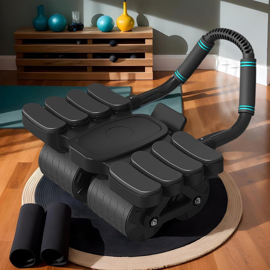 AB Rad Roller, ABS Roller, Fitnessgeräte AB -Trainer mit Ellbogenunterstützung, Bauchübungsausrüstun