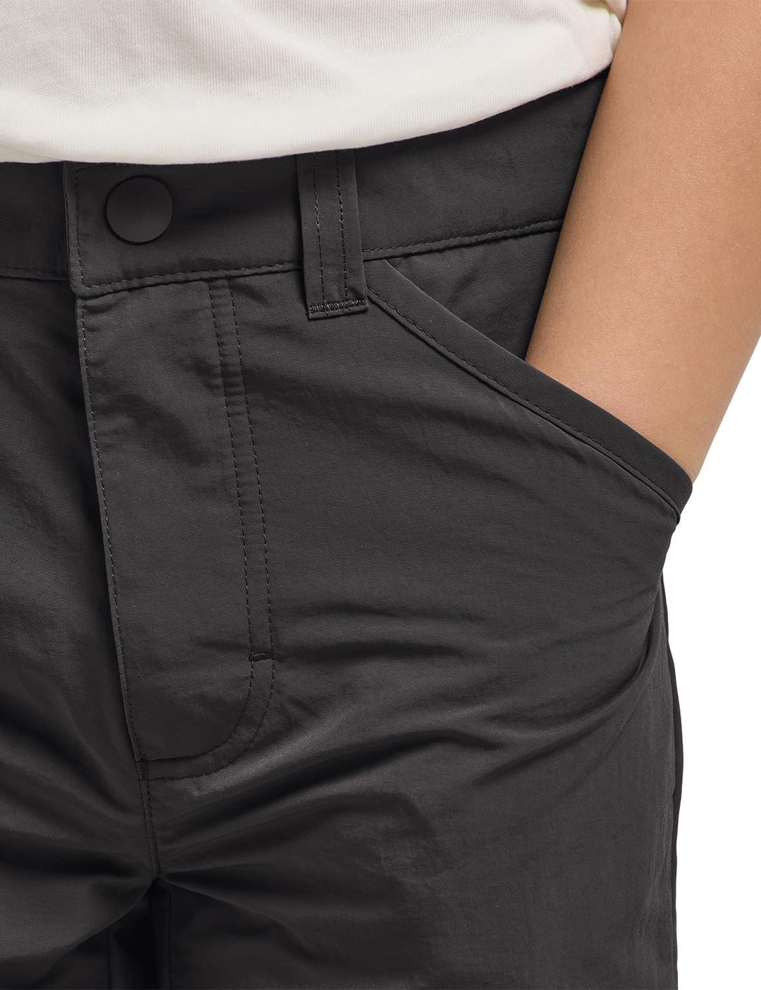 Jack Wolfskin Unisex Kinder Safari Zip Off Pants K Outdoorhose 92 Schwarz, 92 Schwarz