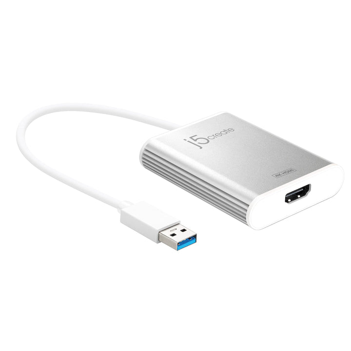 j5create USB 3.0 zu 4K HDMI Display-Adapter- USB 3.0 Typ-A Stecker | HDMI Buchse | 4K UHD | Auflösun