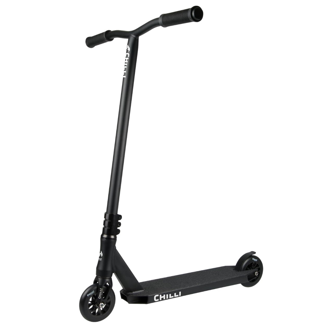 Chilli Pro Scooter Reaper Grim Stuntscooter in schwarz, 110mm Rollen, Einsteiger Stuntscooter