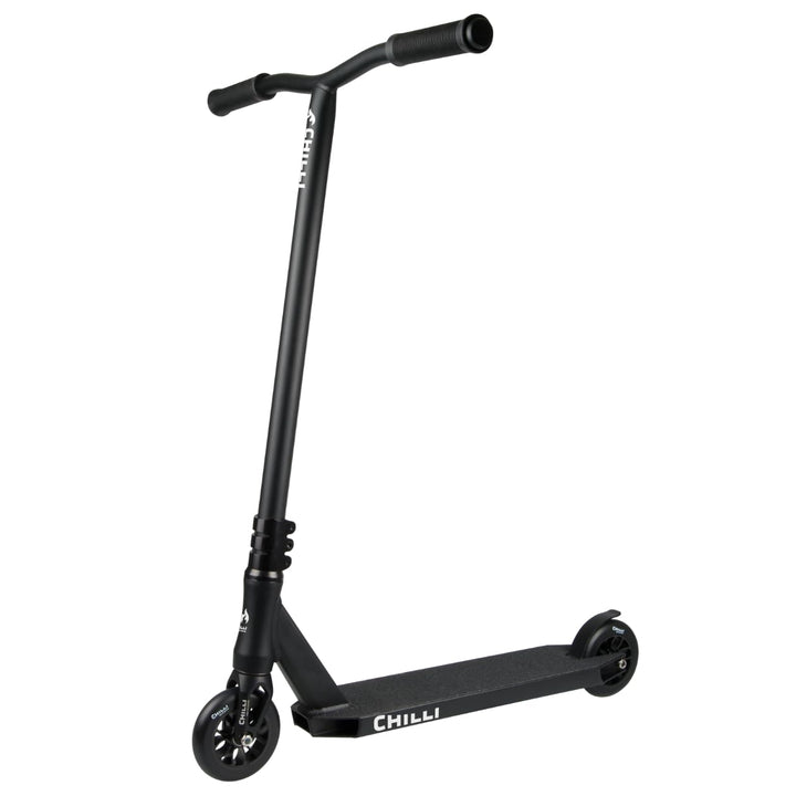 Chilli Pro Scooter Reaper Grim Stuntscooter in schwarz, 110mm Rollen, Einsteiger Stuntscooter