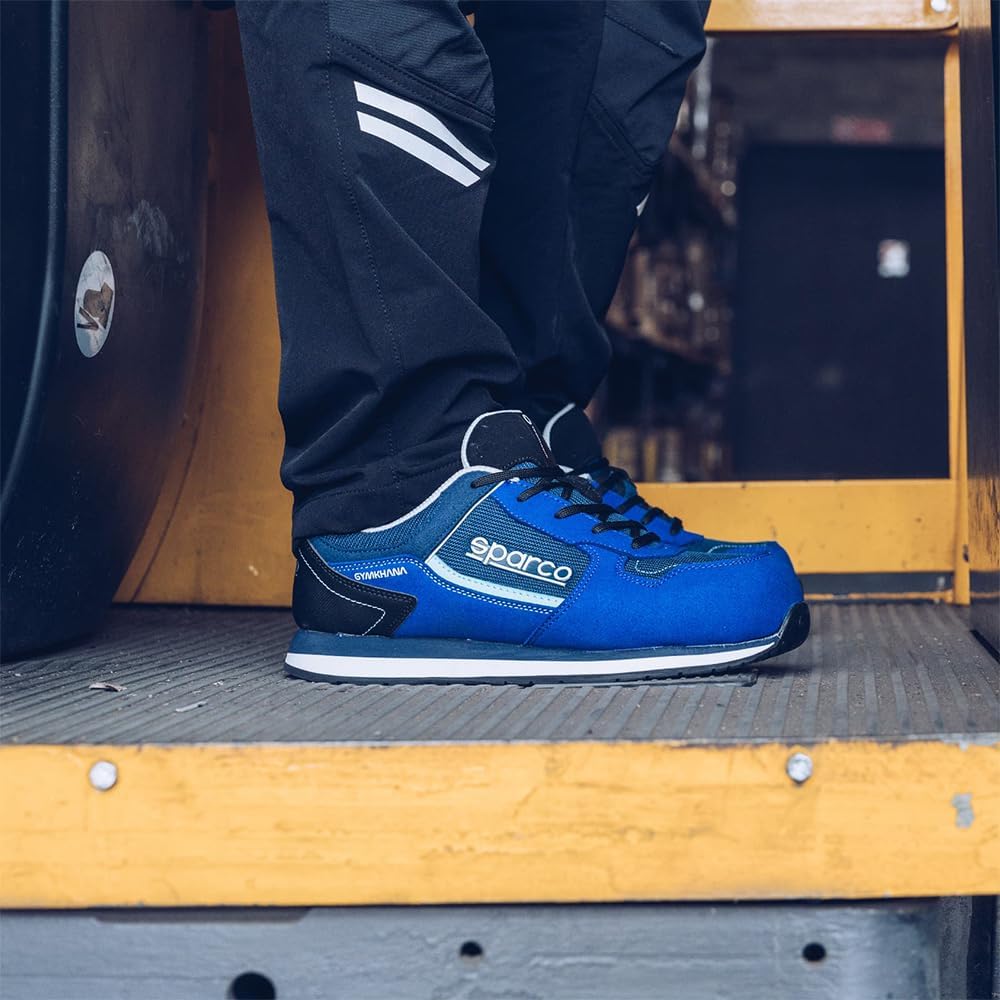 Sparco Unisex Gymkhana Industrial Shoe 43 EU Blau, 43 EU Blau