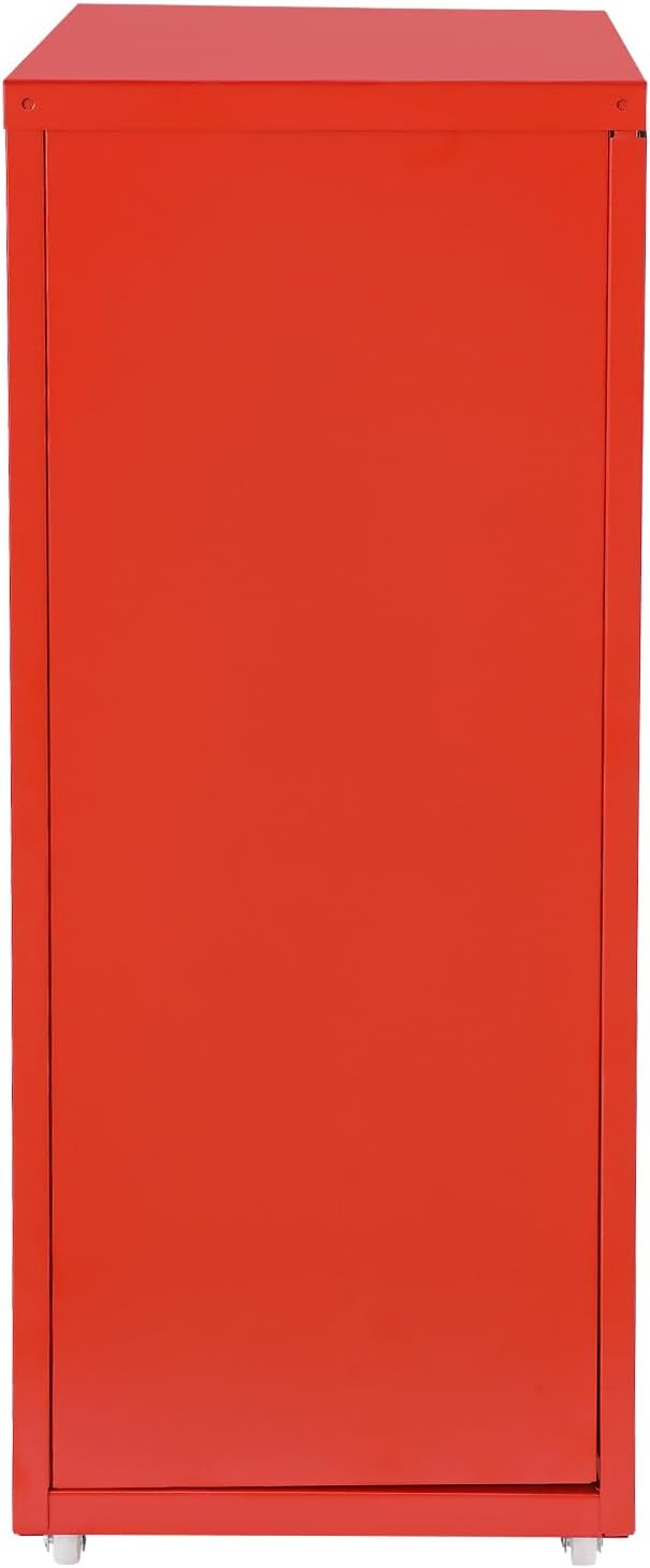 Rollcontainer 6 Schubladen Stahl für Büro &amp; Studie, 4 Rollen | Jede Schublade trägt 8-10 kg. Geeigne