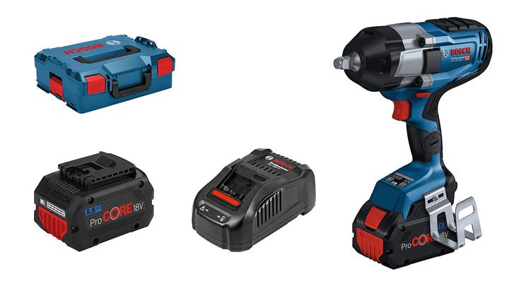 Bosch Professional BITURBO Akku Drehschlagschrauber GDS 18V-1000 C (Anziehmoment 1.000 Nm, Losbrechm