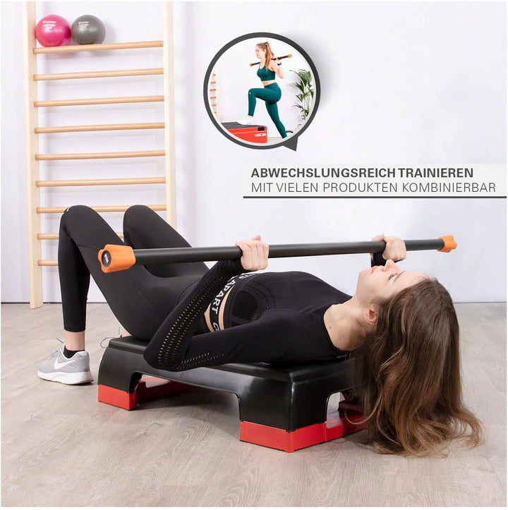 Sport-Tec Gewichtsstange, Hantelstange, Langhantel, Gewichtsstab, Aufbewahrungsständer A - 1 kg - ap