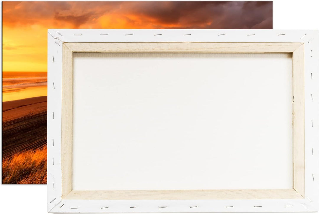 deyoli Neuseeland Küste Format: 100x70 als Leinwandbild, Motiv fertig gerahmt auf Echtholzrahmen, Ho