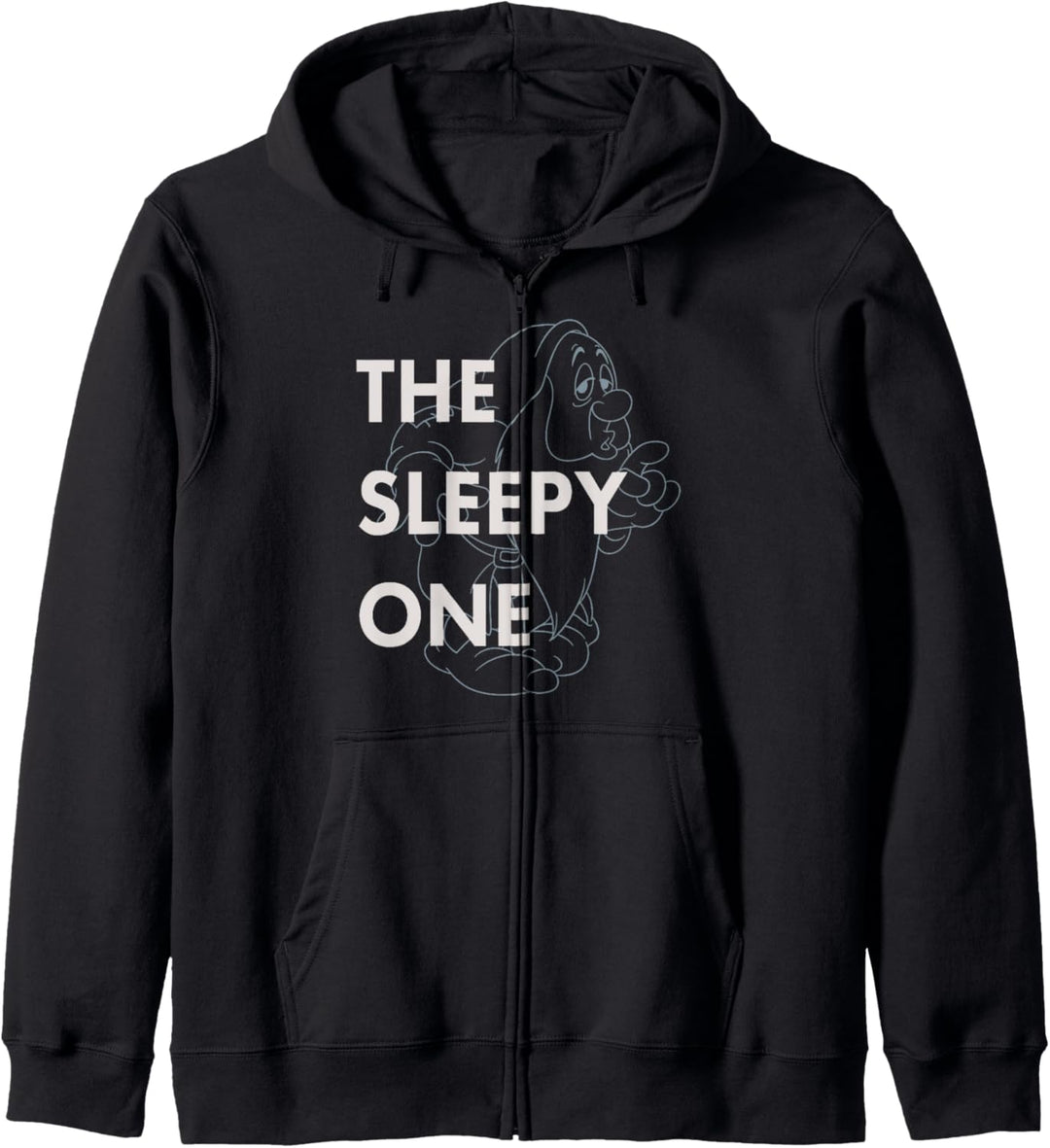 Disney Snow White Dwarf Sleepy The Sleepy One Outlined Kapuzenjacke
