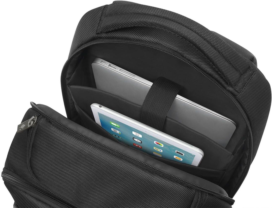 Wedo 597601 Business Rucksack mit Komfortausstattung, Schutzfächer für Notebooks bis 15,6 Zoll &amp; Tab