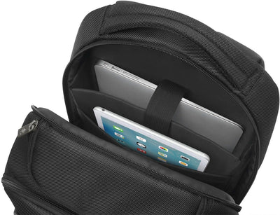 Wedo 597601 Business Rucksack mit Komfortausstattung, Schutzfächer für Notebooks bis 15,6 Zoll & Tab