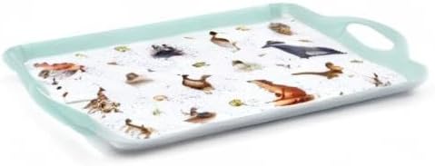 Pimpernel - Grosses Tablett aus der Wrendale Designs-Kollektion mit Griffen – 18,9" x 11,6" Einzelbe