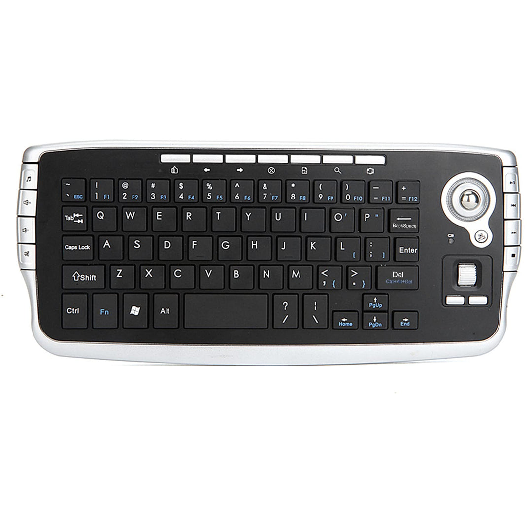 E30 2,4 GHz Wireless Keyboard mit Trackball Maus Scrollrad Fernbedienung für Android TV Box Smart TV