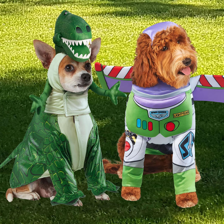 Rubie's Disney Toy Story Haustier-Kostüm, Rex, Grösse XL XL (Neck: 20", Girth: 27", Back: 28") Rex,