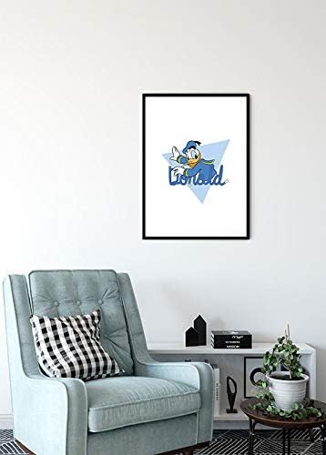 Disney Wandbild von Komar | Donald Duck Triangle | Kinderzimmer, Babyzimmer, Dekoration, Kunstdruck