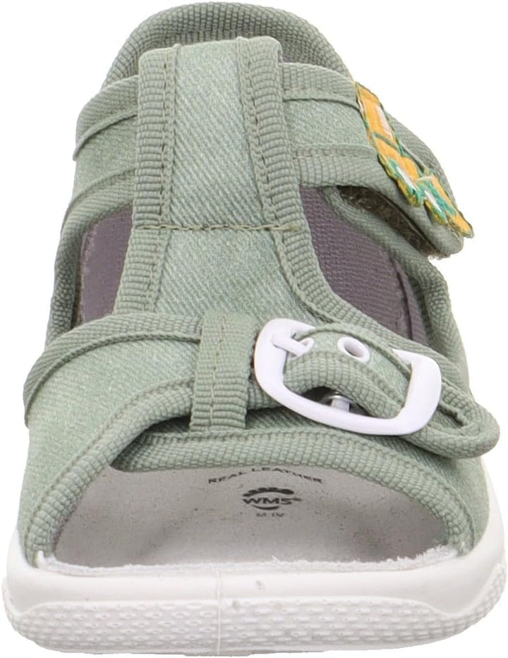 Superfit POLLY Hausschuhe 0-400292 Jungen 18 EU Hellgrün Silber 7500, 18 EU Hellgrün Silber 7500