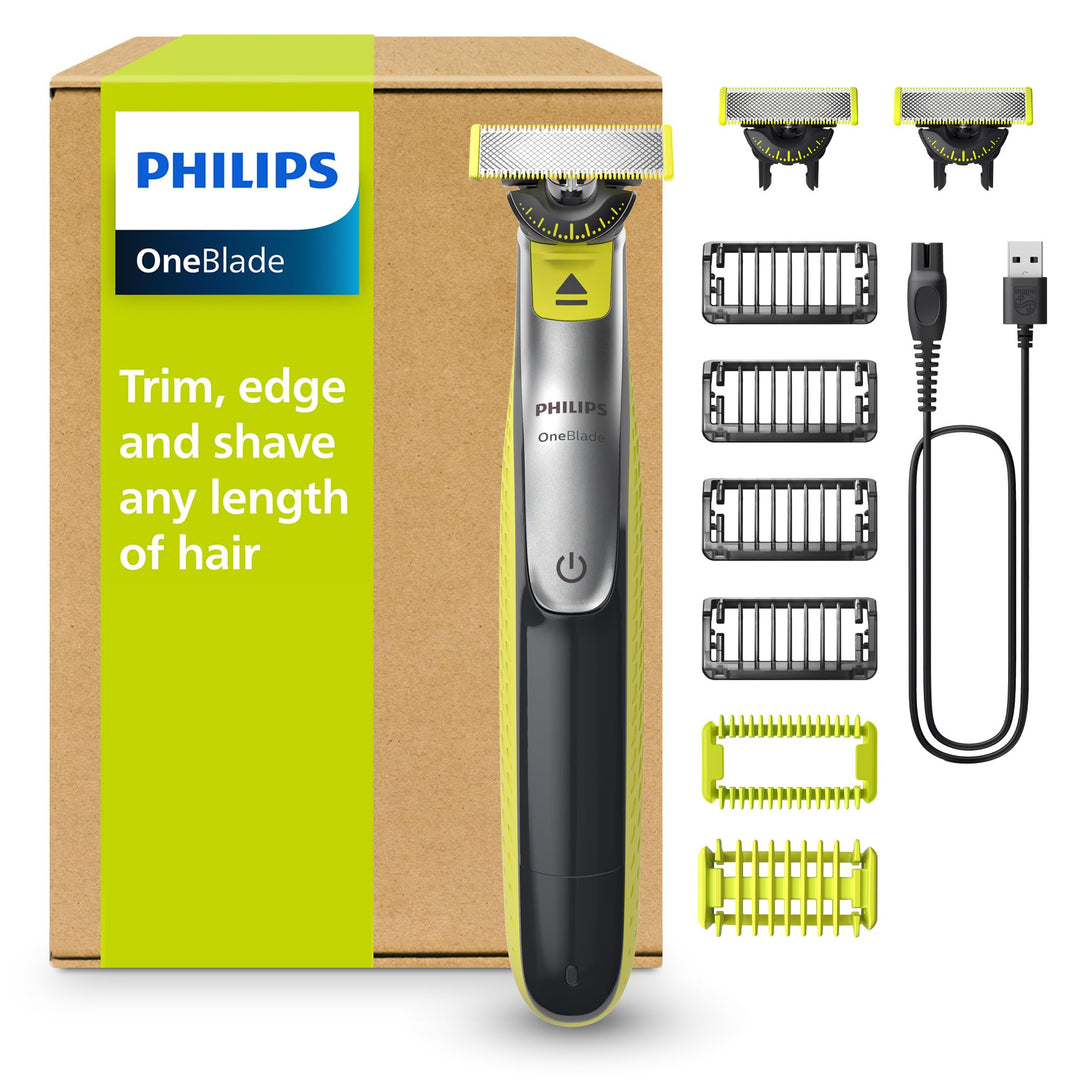 Philips OneBlade 360 Face & Body - Elektrischer Bartschneider, Rasierer und Bodygroomer zum Trimmen,