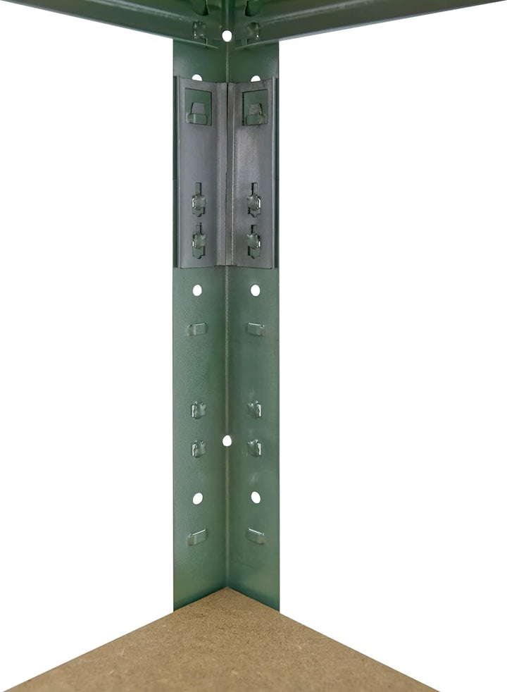 shelfplaza® 200x40x60cm Home Schwerlastregal grün/Metallregal mit 5 Böden/Kellerregal Metall, Garage