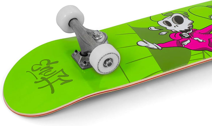 Enuff Skateboards Skully Complete Skateboard 7.75 " Grün (Green), 7.75 " Grün (Green)