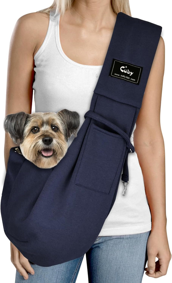 CUBY Sommer Tragetücher Hunde Kleine Hunde Katze Sling Pet Tragetuch Single Schulter Pet Bag für Rei