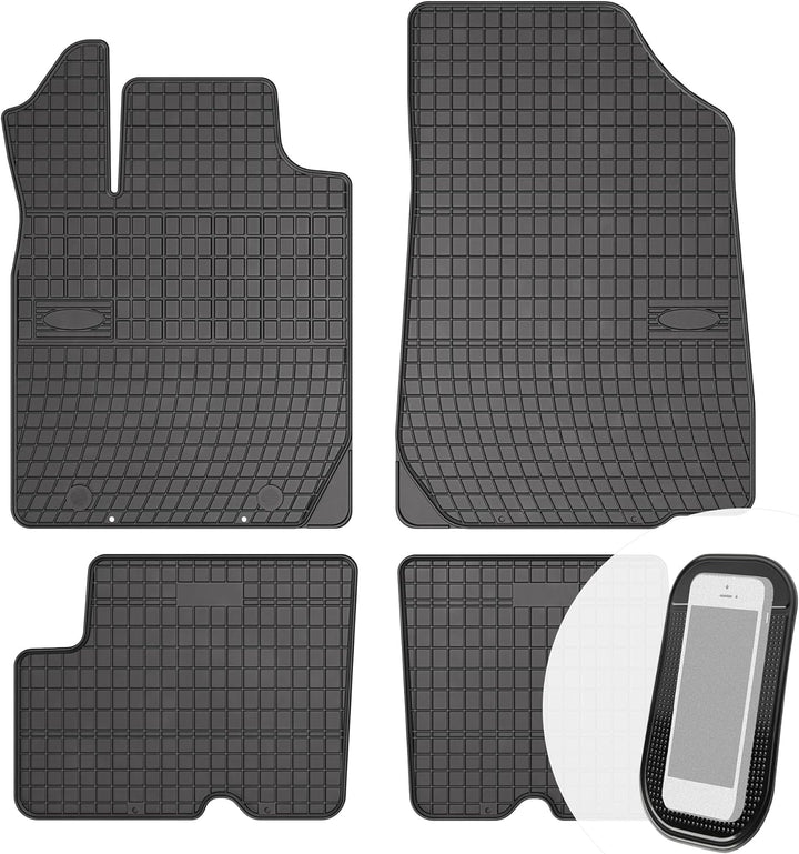 Gummimatten Auto Fussmatten Gummi Automatten Passgenau 4-teilig Set - passend für Dacia Duster Logan