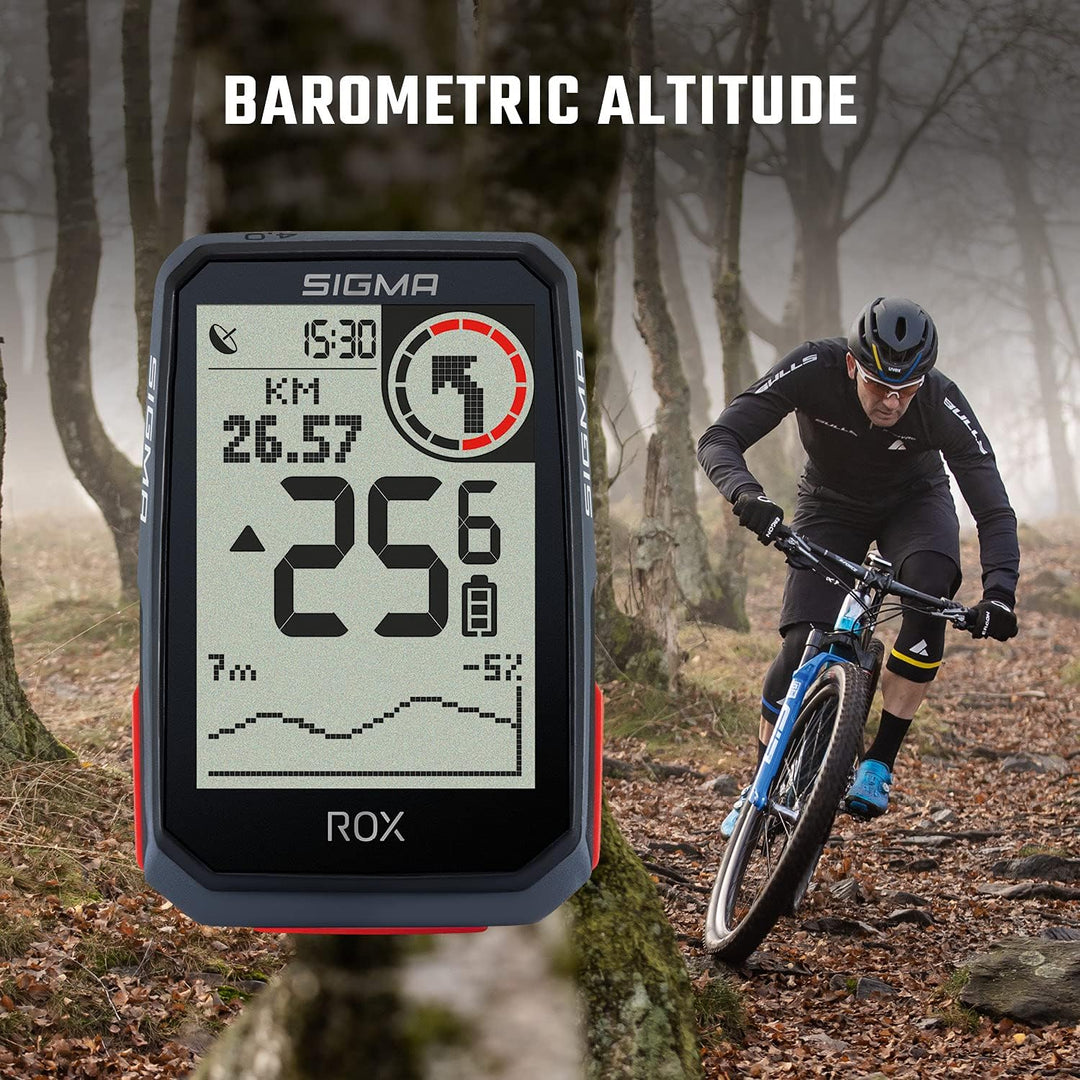 SIGMA Sport ROX 4.0 White| Fahrradcomputer kabellos GPS & Navigation inkl. GPS Halterung | Outdoor G
