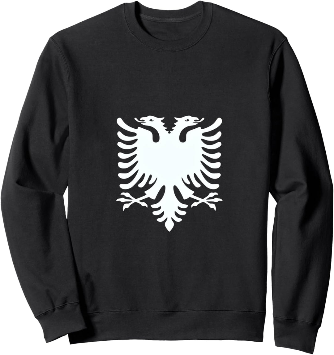 Albanische Flagge Albanien Doppelkopf Adler Albanien Sweatshirt