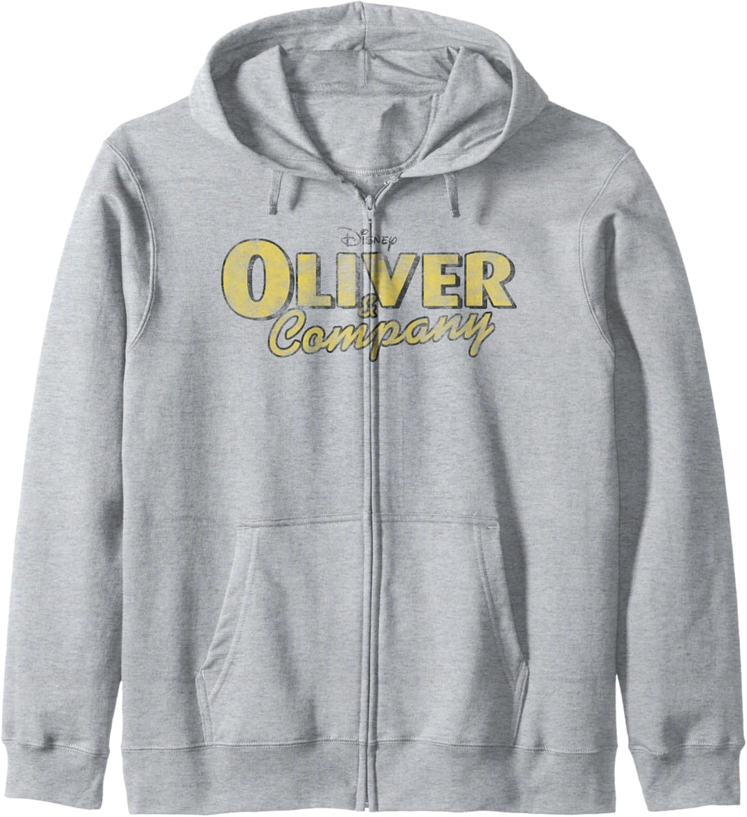 Disney Oliver & Company Yellow Movie Logo Kapuzenjacke