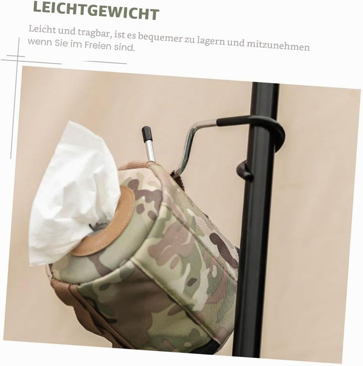HEMOTON Laternenhaken Für Zeltstangen 3 Stück Camping Haken Ohne Bohren Universal Aufhänger Für Outd