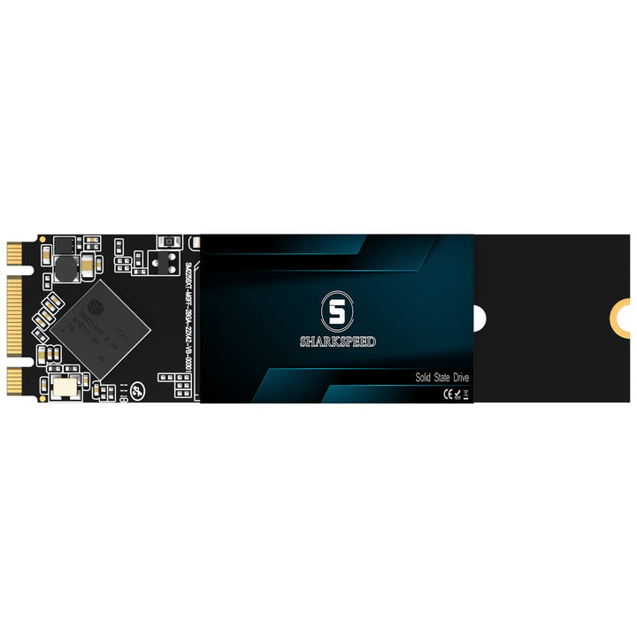 SHARKSPEED SSD 4TB M.2 2280 80mm 3D NAND SATA 3 (6Gb/s), SSD Festplatte Internes Solid State Drive f