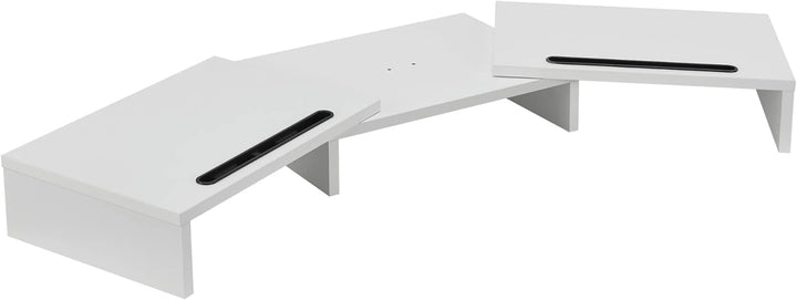 [en.casa] Monitorständer Vilppula Monitorerhöhung 79x27x10,5cm Bildschirmerhöhung mit Smartphone-Hal