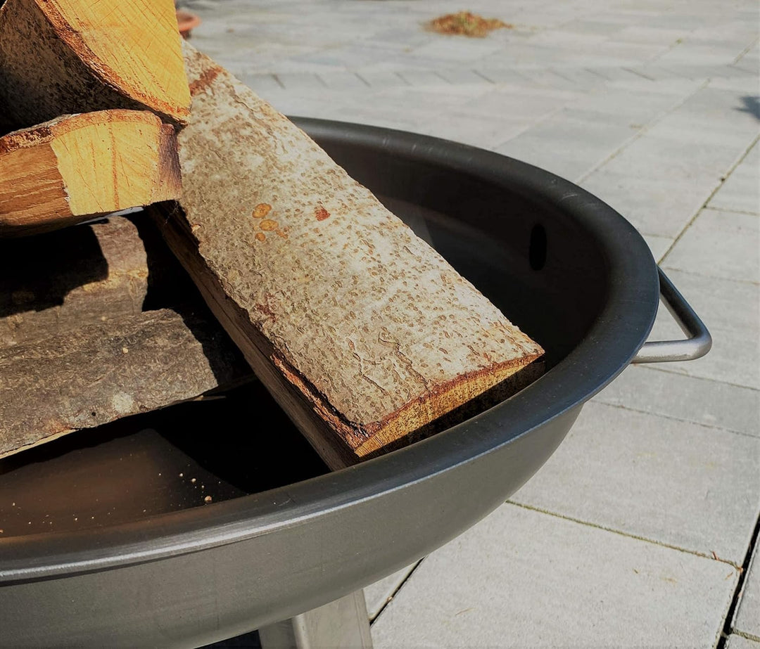 Czaja Stanzteile Feuerschale Kiel Ø 60 cm - mit verstärktem Rand - Feuerschalen für den Garten, Terr