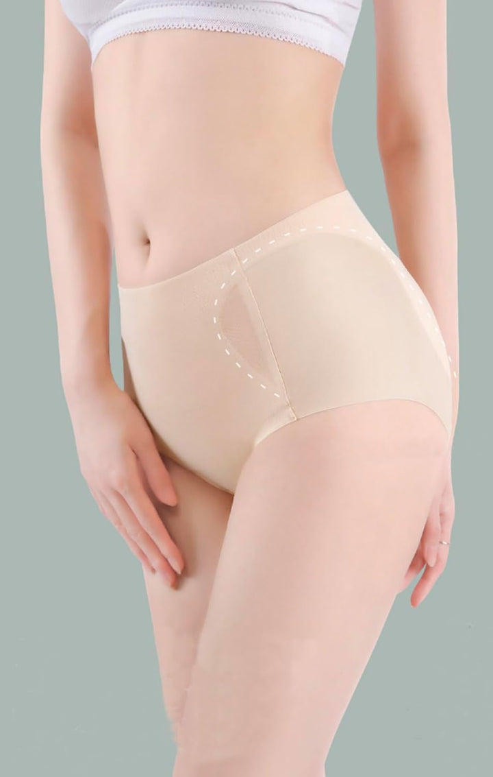 MuistA Damen Po Push Up Unterhosen mit abnehmbare Polster Butt Lifter Höschen Shapewear Unterwäsche