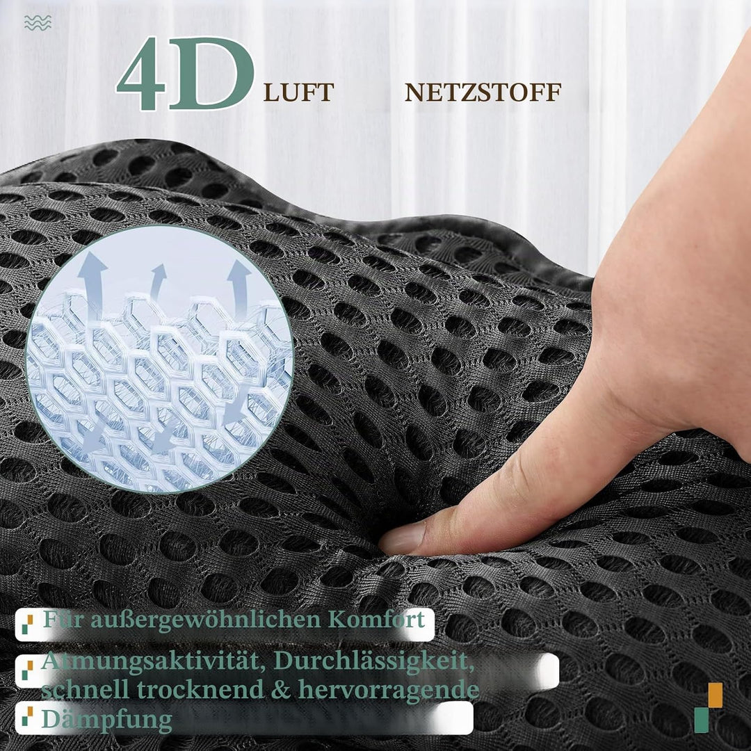 Badewannenkissen RUVINCE Ergonomisches Luxus-Badewannenkissen mit Kopf-, Nacken-, Schulter- und Rück