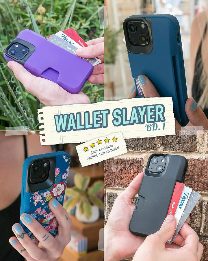 Smartish Schutzhülle für iPhone 13 Mini – Wallet Slayer Vol. 1 [schlank + schützend] Kreditkartenetu