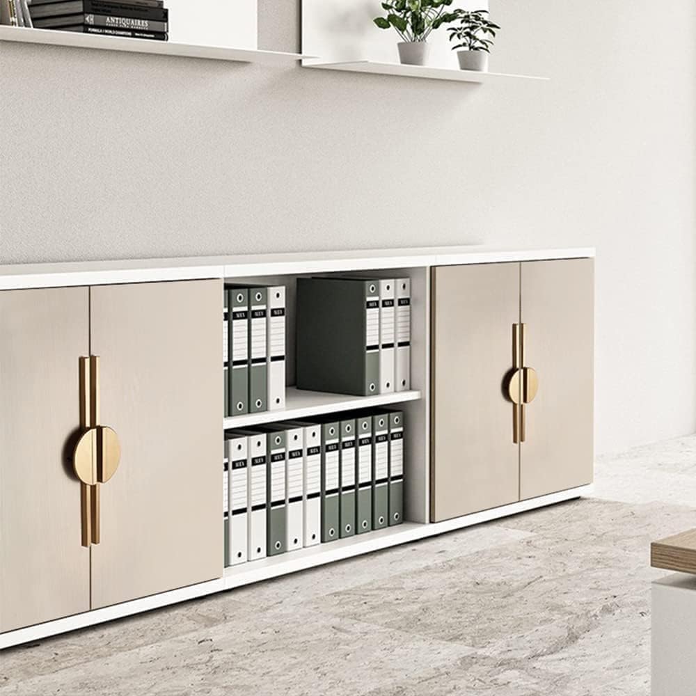 Wotendy 2 Stück Griffe für Küchenschränke Möbelgriffe 288mm lochabstand Möbelgriffe Gold Schrankgrif