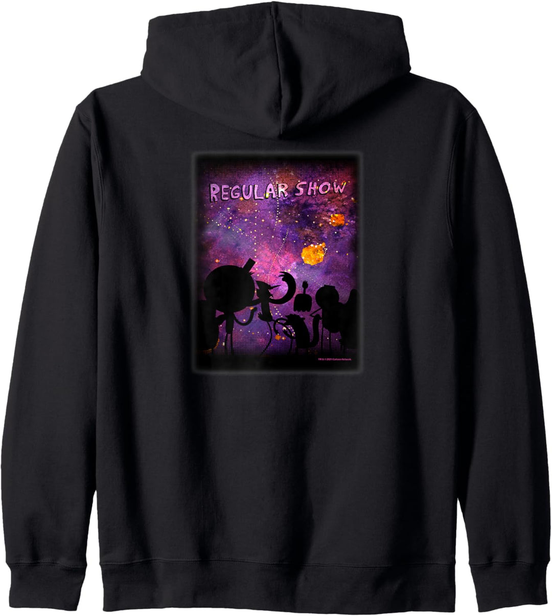 Regular Show Starry Night Silhouettes Kapuzenjacke