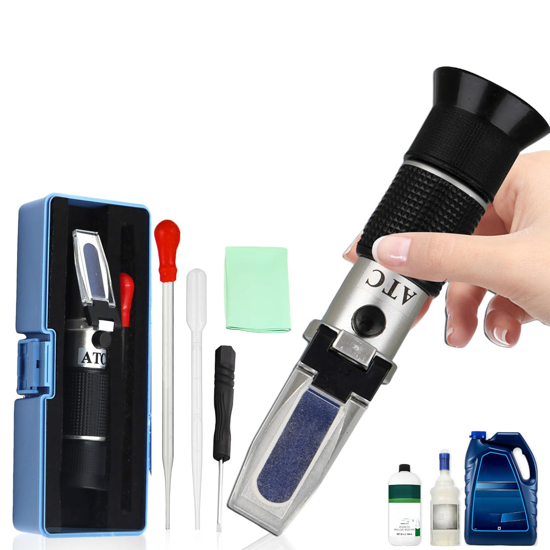 Frostschutz Refraktometer 4-in-Frostschutz Ethylenglykol Frostschutzprüfer Kühlmitteltester Refrakto