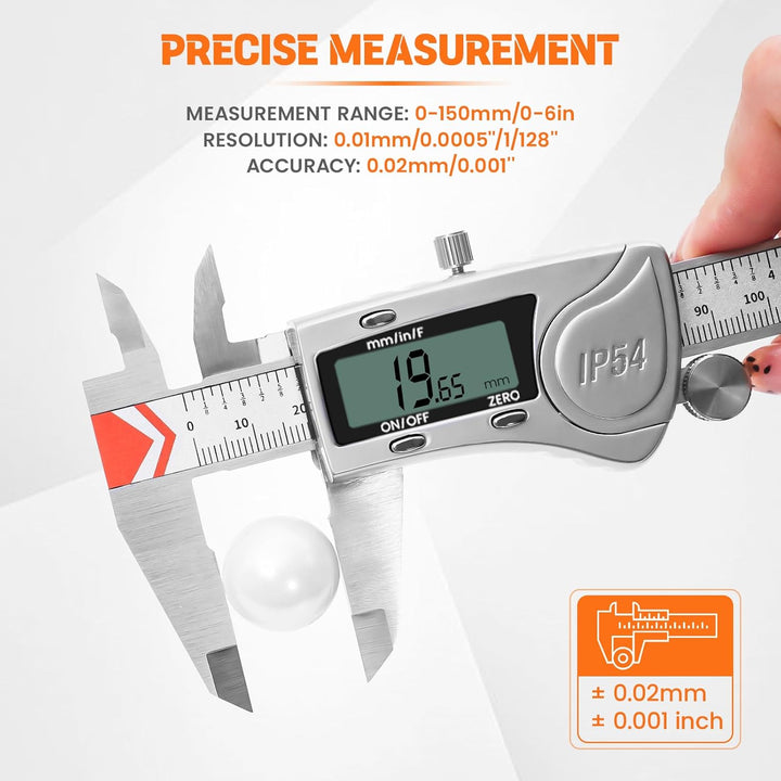 HARDELL Messschieber Digital IP54