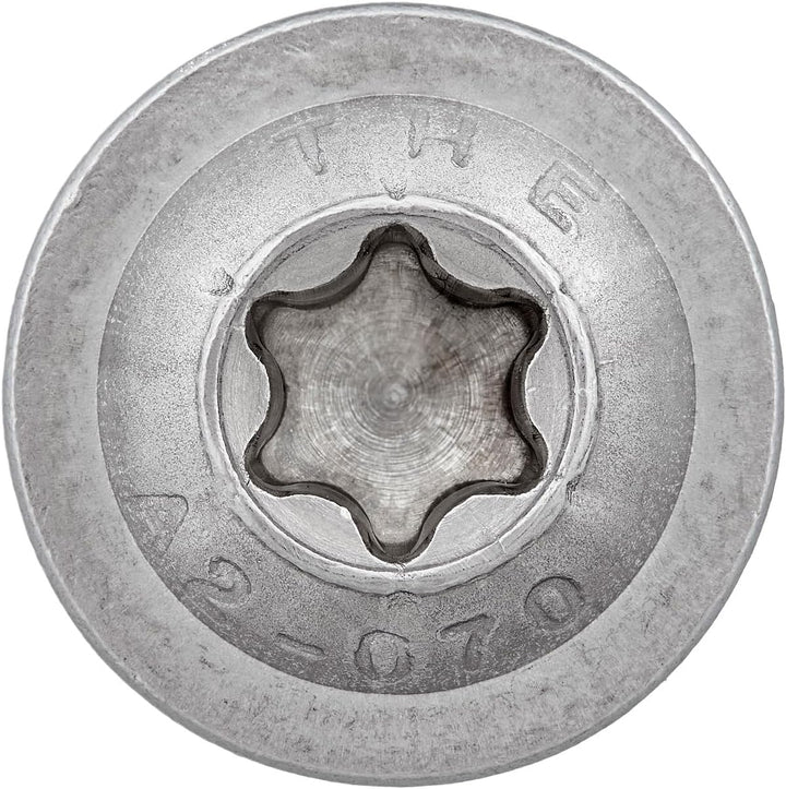 Linsenkopfschraube mit Flansch und Innensechsrund/Torx (ISR,TX) nach Norm: ISO 7380-2 rostfreier Ede