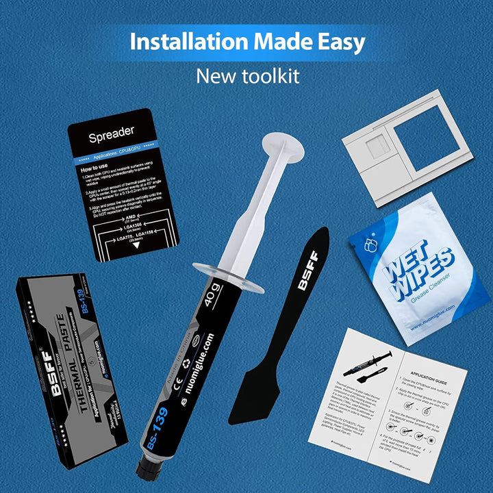 BSFF Wärmeleitpaste, 80g mit 6 Toolkit, 80G