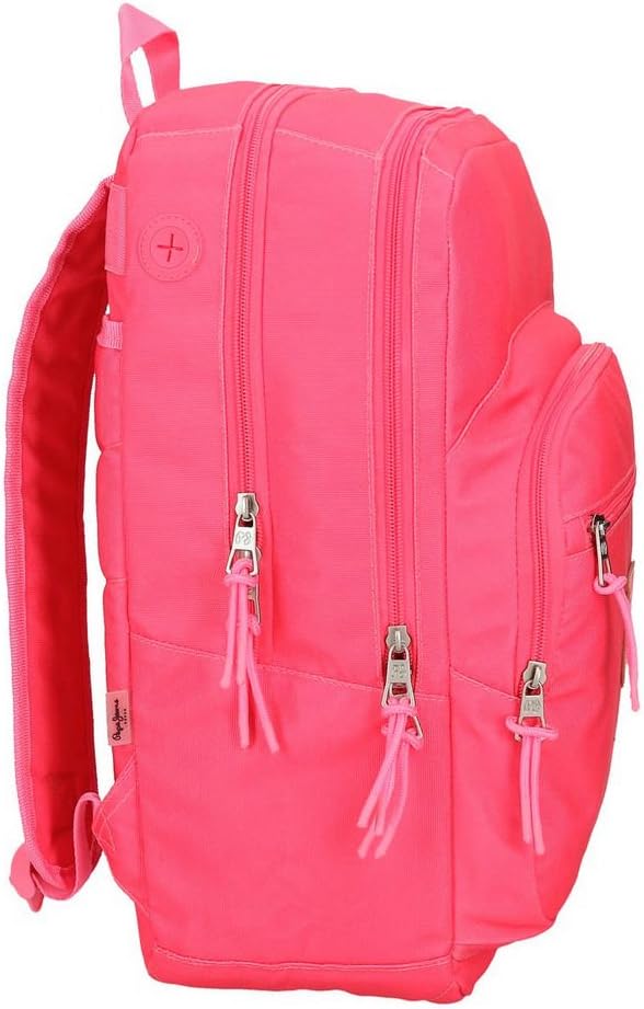 Pepe Jeans Cross Doppelfach-Rucksack Rosa 30,5x44x15 cms Polyester 20.13L Rucksack 44 Fuchsia, Rucks