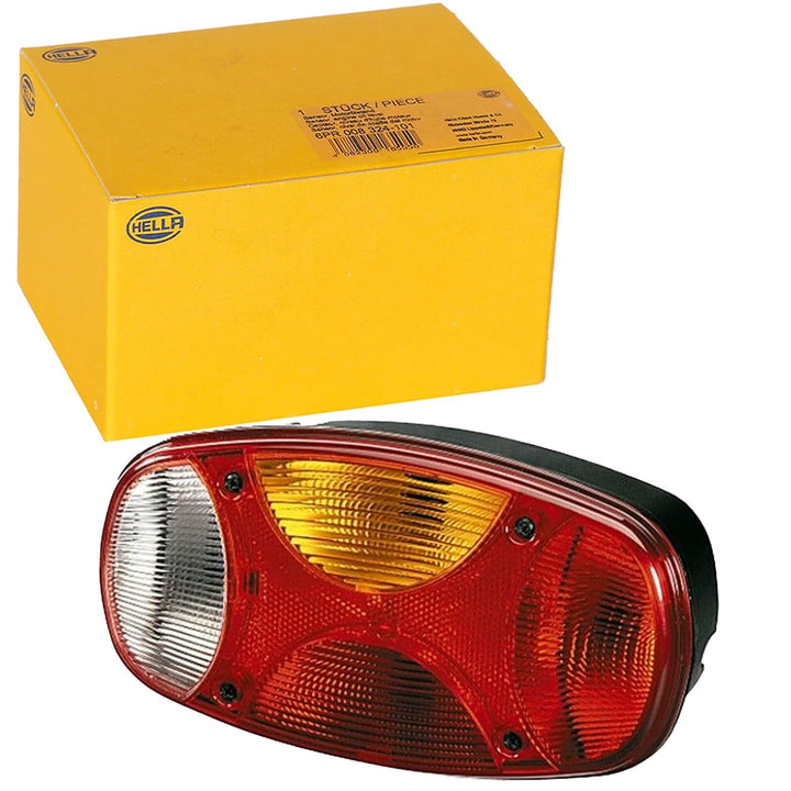 HELLA - Heckleuchte - Cargoluna - Glühlampe - 12/24V - Anbau/geschraubt - Lichtscheibenfarbe: mehrfa