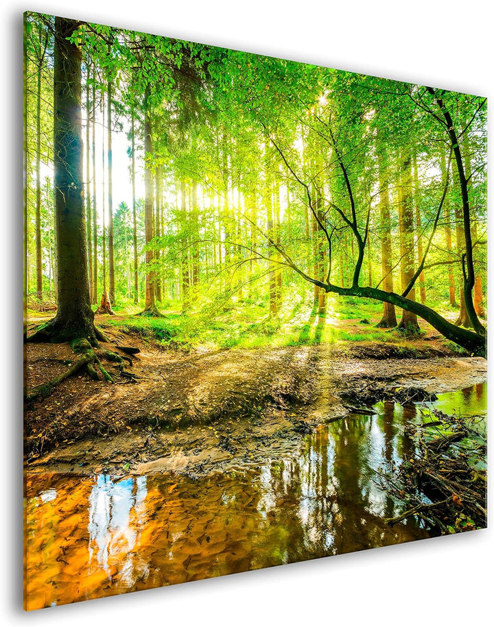 murando Spritzschutz Glas für Küche 60x60 cm Küchenrückwand Küchenspritzschutz Fliesenschutz Glasbil