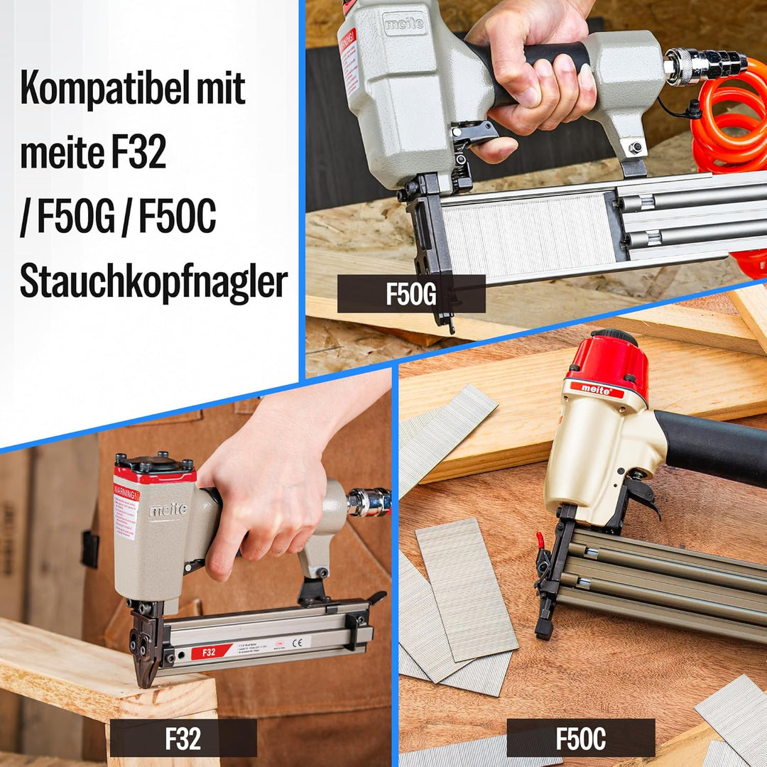 meite Verzinkte Nägel, 18 Gauge, 3,8 cm Beinlänge, 5000 Stück/Box, 1 grosse Packung, 1 grosse Packun