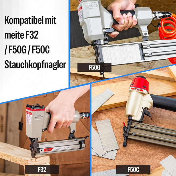 meite Verzinkte Nägel, 18 Gauge, 3,8 cm Beinlänge, 5000 Stück/Box, 1 grosse Packung, 1 grosse Packun